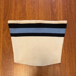 Edikted Striped Ribbed Knit Tube Top